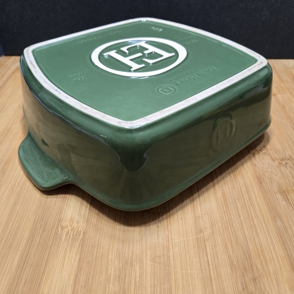 Emile Henry baking dish, green square casserole baking and serving dish - Picture 12 of 16